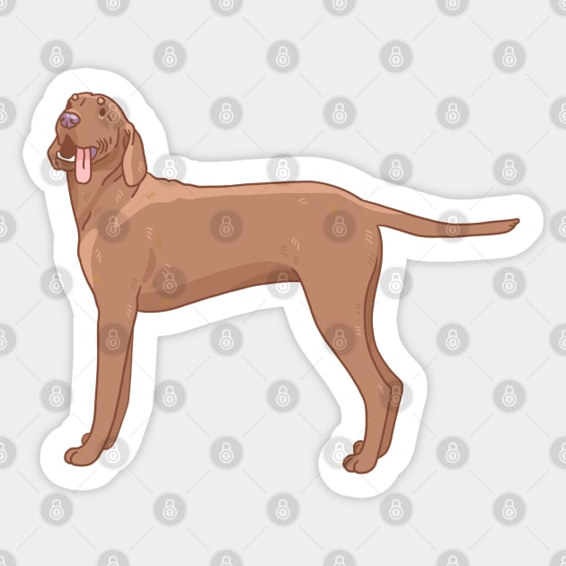 Vizsla Sticker by Csieben